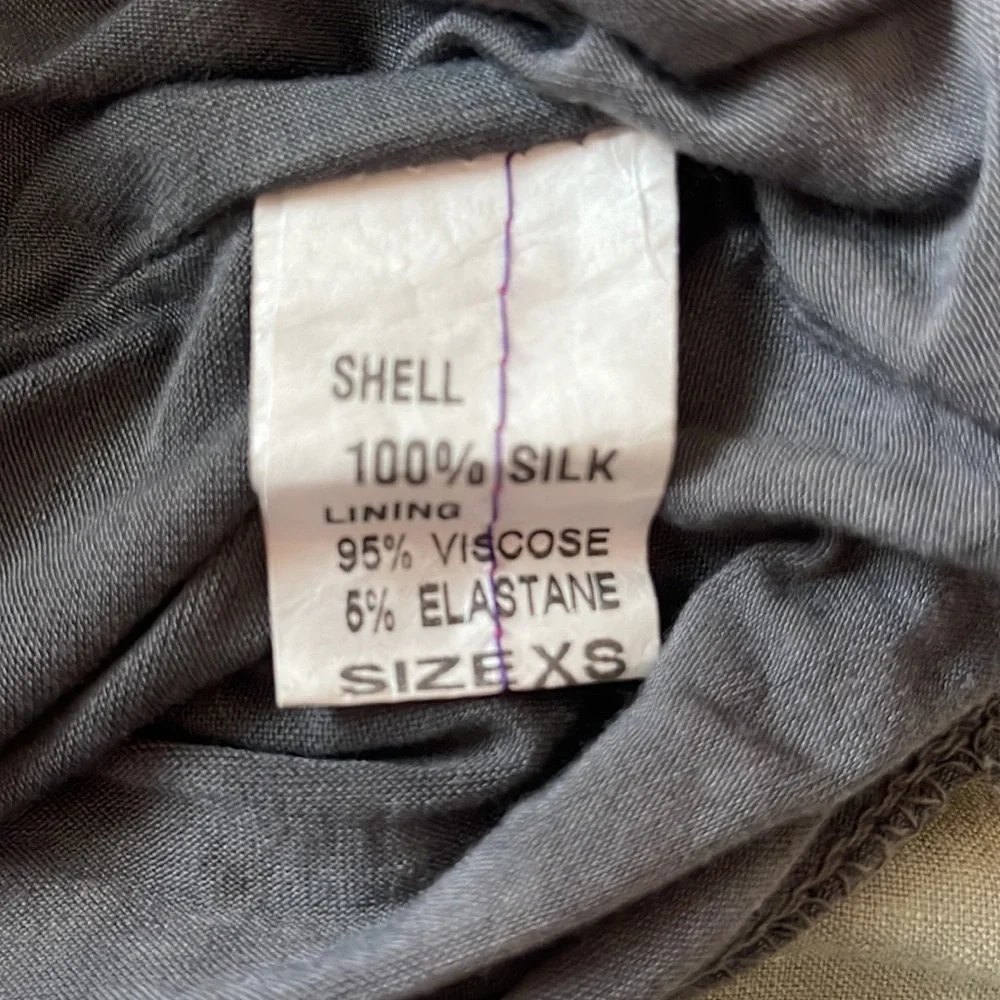 Prontomoda Giusy 100% silk Italian blouse XS